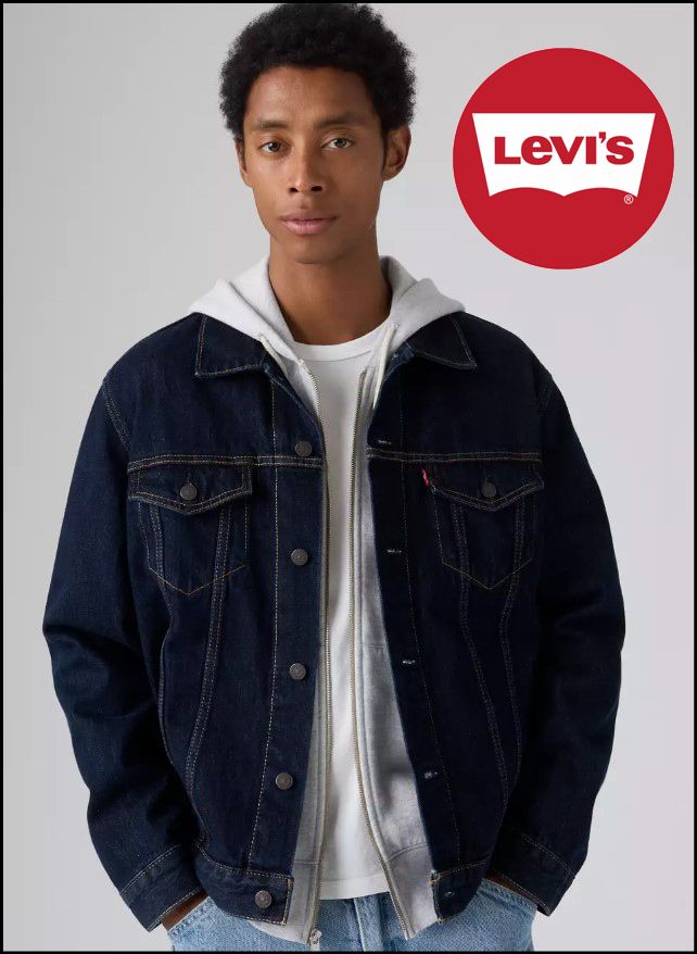 LEVIS куртка джинсова чоловіча original M_L_XL нова K61-1х9 - фото фото фото 0