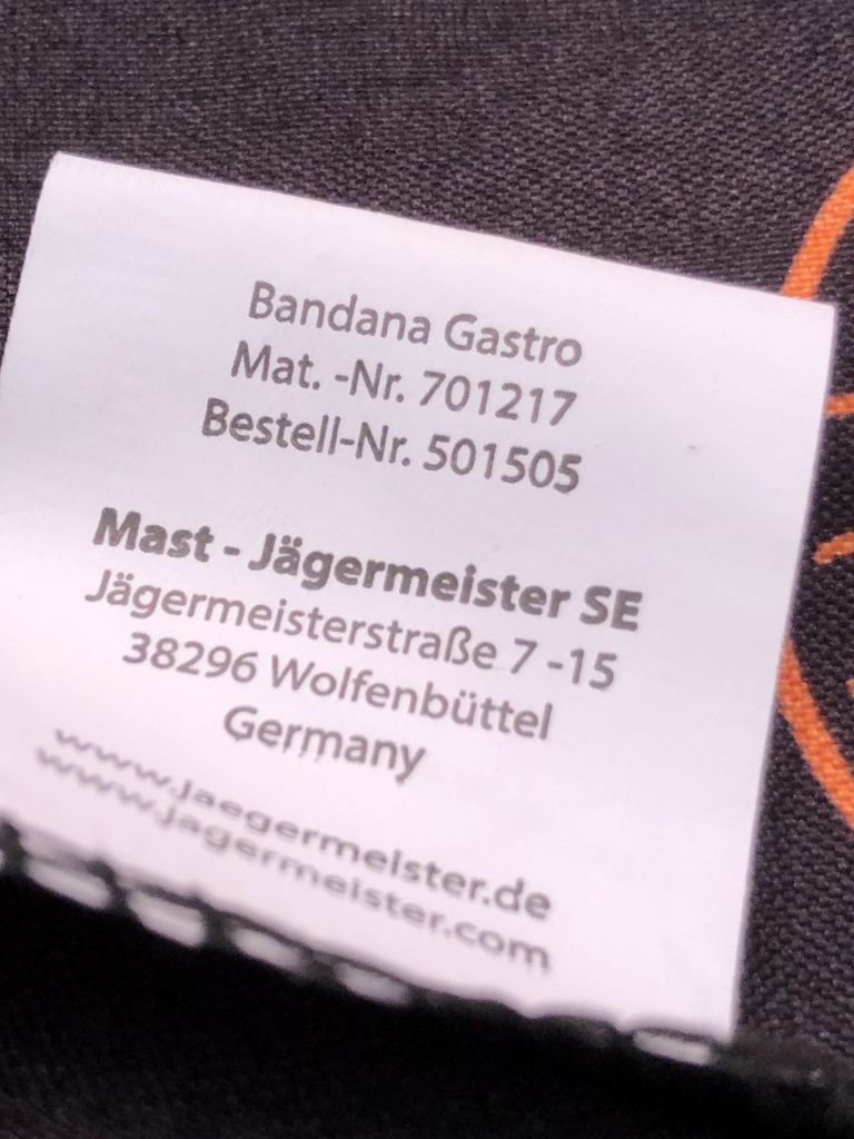 Хустка Бандана Jagermeister Німечинна. - фото фото фото 7
