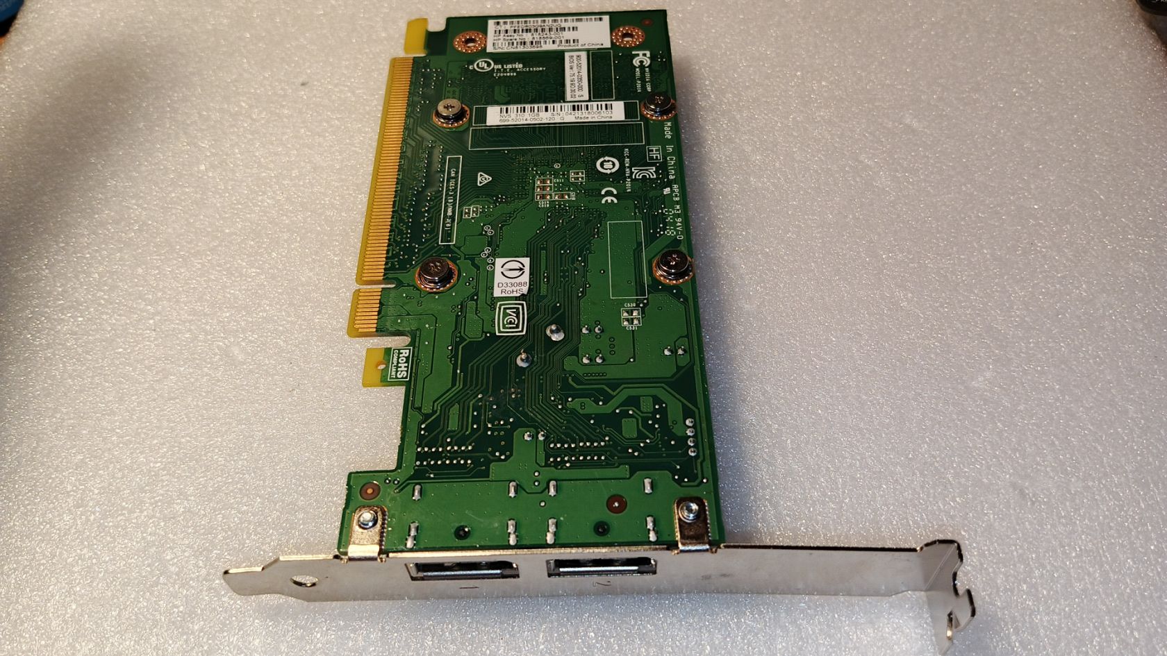 Видеокарта Nvidia Quadro NVS 310 1GB             (GDDR3, 64bit             (2*DP) - фото фото фото 11