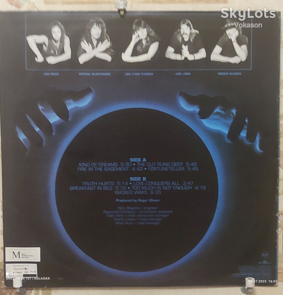 Deep purple -  Slaves  and  Masters  NM/NM - фото фото фото 3