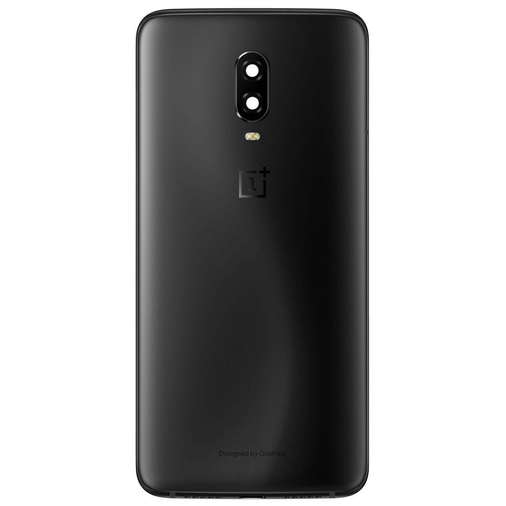 Задня частина корпусу OnePlus 6T Black  (з склом камери) - фото фото фото 0