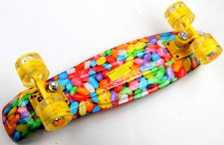 Penny Board "Caramel" Светящиеся колеса (PR061) - фото фото фото 3