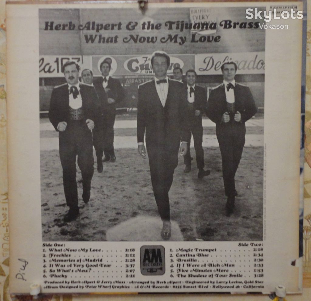 Herb Alpert &amp; The Tijuana Brass – What Now My Love  EX/EX - фото фото фото 1