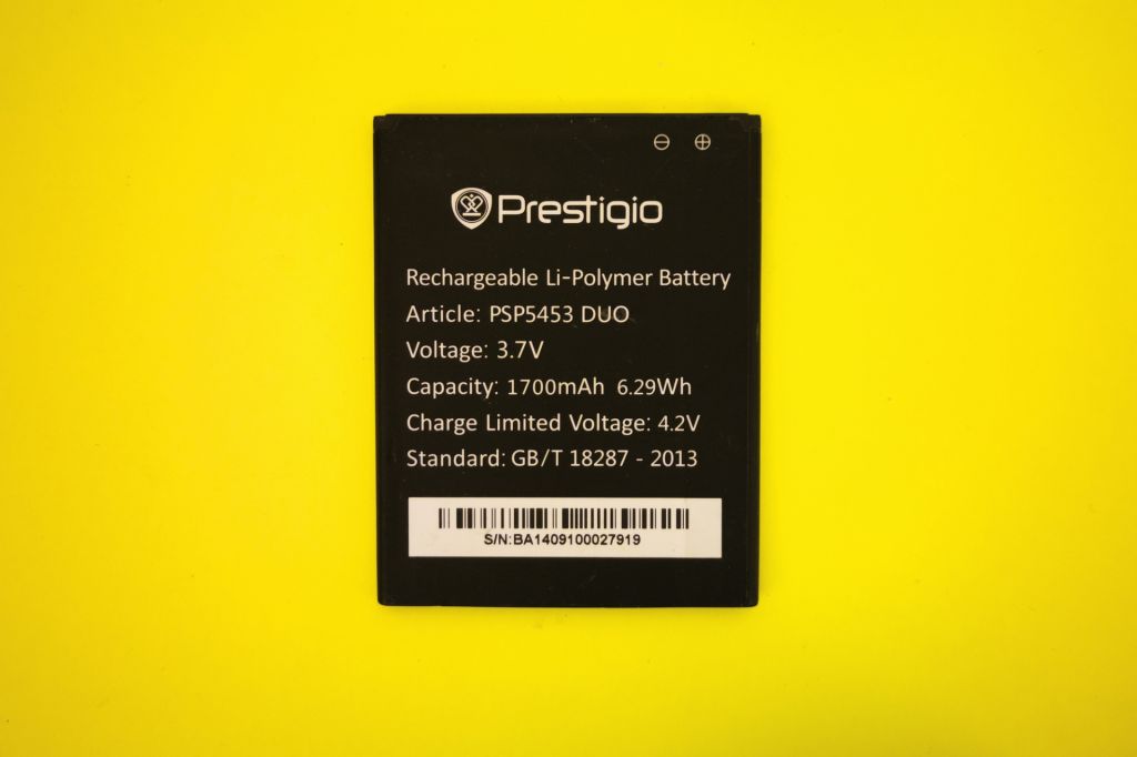 Аккумулятор Prestigio MultiPhone 5453 Duo / PSP5453 / PAP5453 DUO       (1700 mAh) - фото фото фото 2