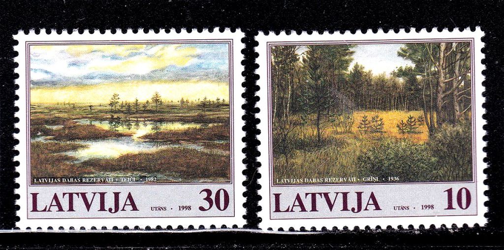 Латвия  1998 г MNH - природа - фото фото фото 0