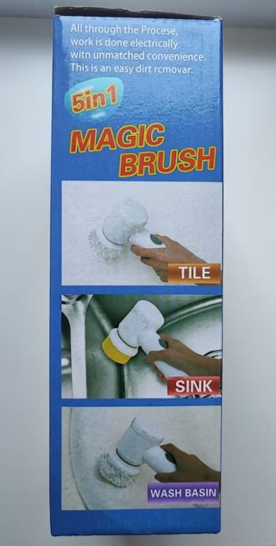 Бездротова багатофункціональна електрична щітка magic brush 5в1 - фото фото фото 2