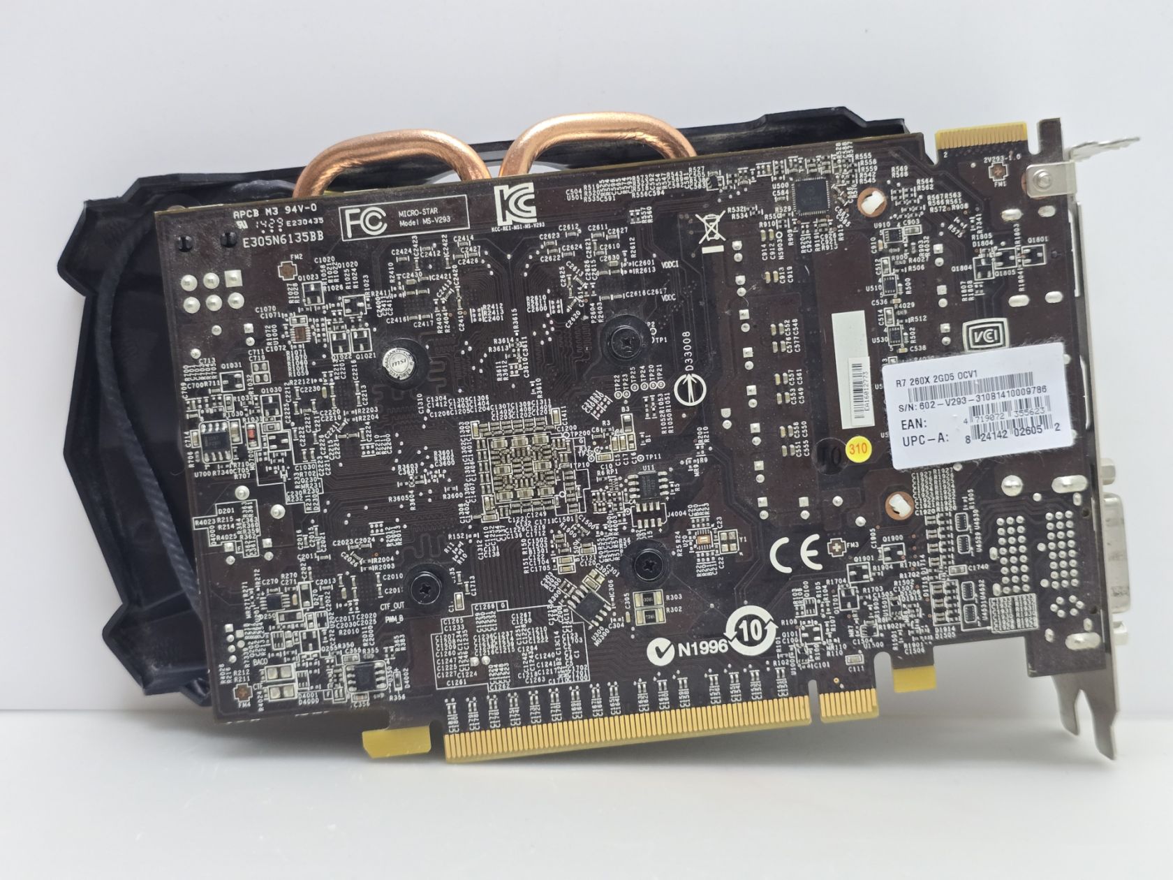 Відеокарта MSI Radeon R7 250X 2GB  (GDDR5,128 Bit,HDMI,PCI-Ex,Б/у) - фото фото фото 3