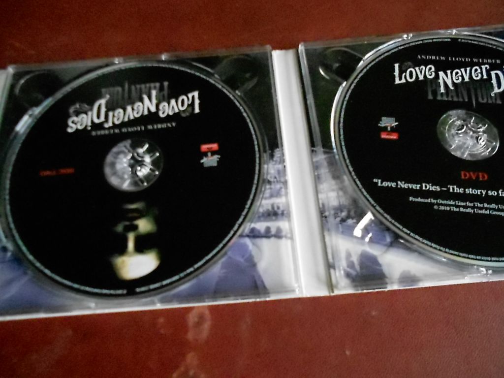 Andrew Lloyd Webber Love Never Dies 2CD + DVD фирменный б/у - фото фото фото 6