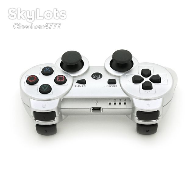 Бездротовий bluetooth джойстик PS3 SONY PlayStation 3 Срібло - фото фото фото 2
