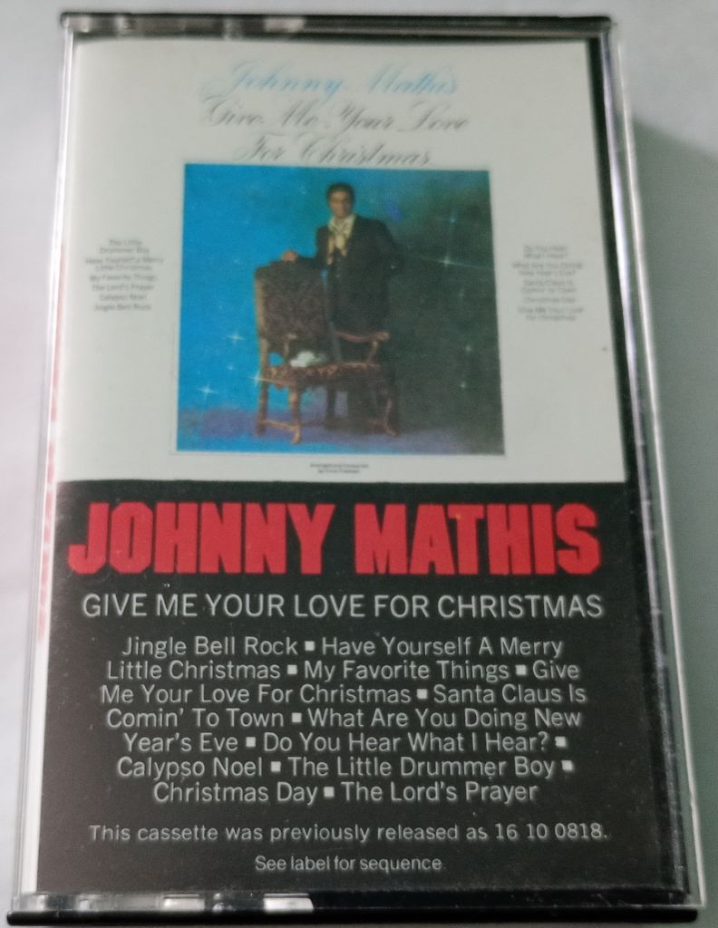 JOHNNY MATHIS Give Me Your Love For Christmas.   Cassette US - фото фото фото 0