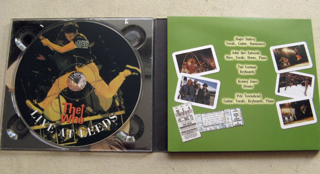 DJ-pack The Who. Rocks Toronto/Live At Leeds. DVD+CD. 1982/1970. - фото фото фото 2