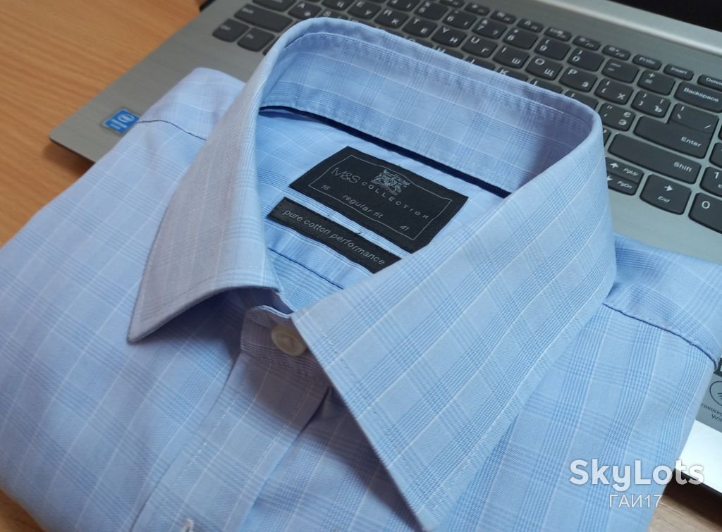 Рубашка от бренда «Мarks &amp; Spencer»/Англия/cotton-100%. - фото фото фото 1