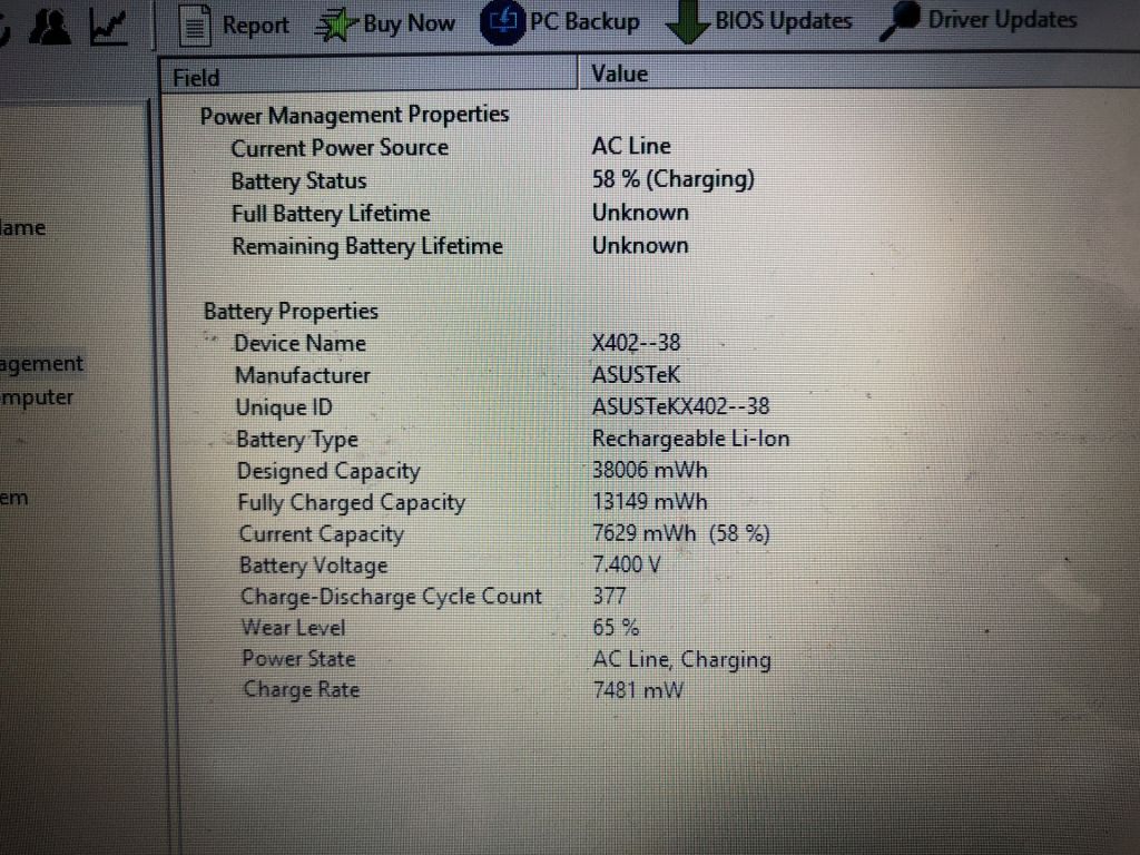 батарея акумулятор Asus C21-X502  знос 65% - фото фото фото 3