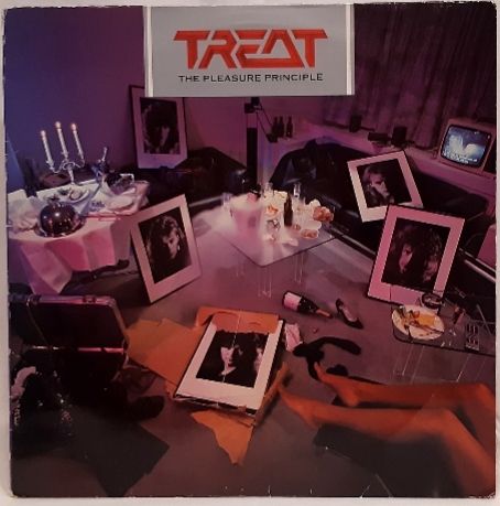 Treat - The Pleasure Principle - 1986.  (LP). 12. Vinyl. Пластинка. Scandinavia. - фото фото фото 0