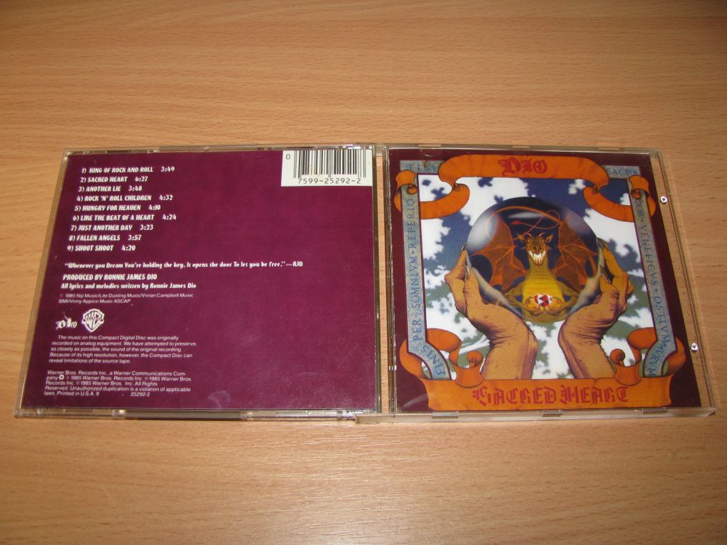 DIO - Sacred Heart   (1985 Warner Bros 1st press,Japan) - фото фото фото 0