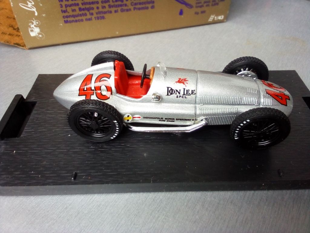 Brumm 1:43 MERCEDES BENZ GRAND PRIX W154 DON LEE SP 1947 - фото фото фото 4