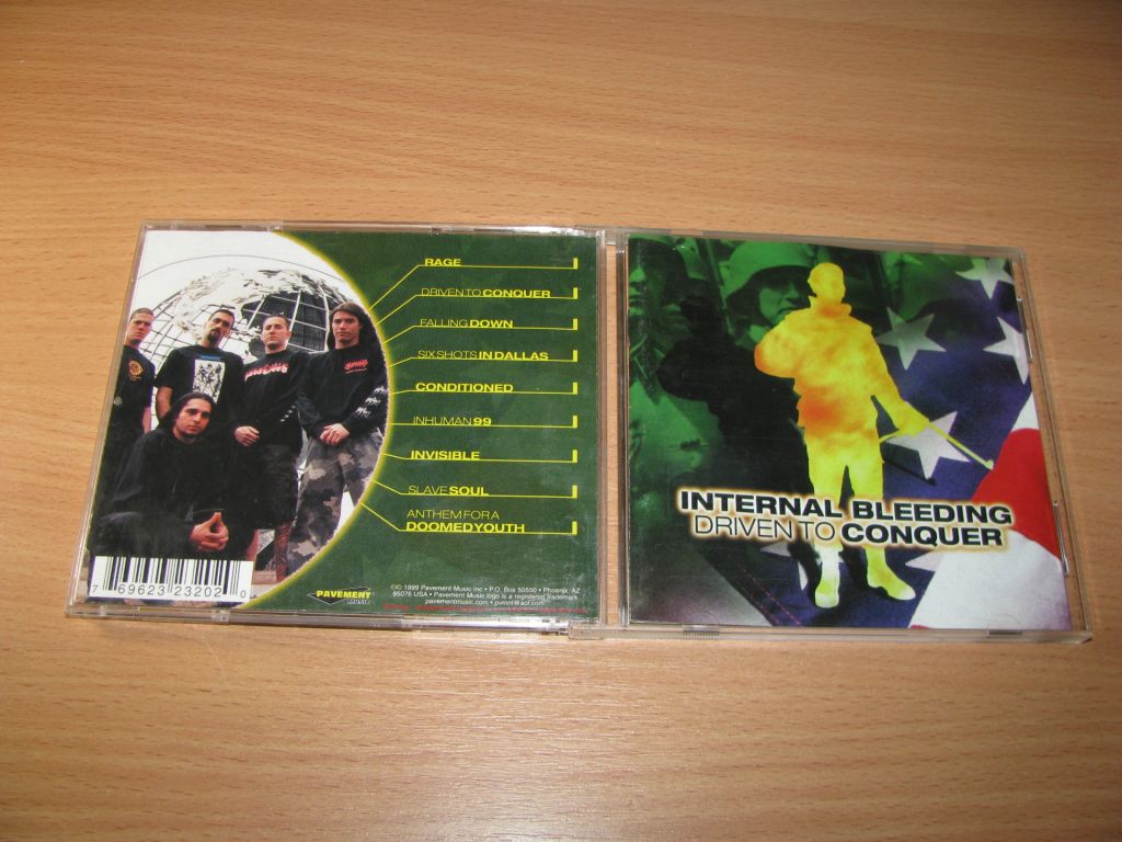 INTERNAL BLEEDING - Driven To Conquer  (1999 Pavement 1st press,USA) - фото фото фото 0