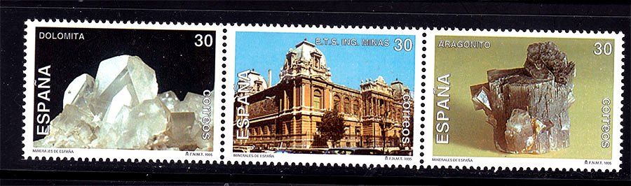 EU  Испания  1995 г MNH  - сцепка - фото фото фото 0