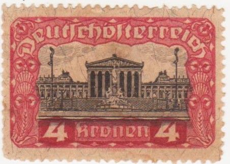 Австрия  1919 г. № 308 А * - фото фото фото 0