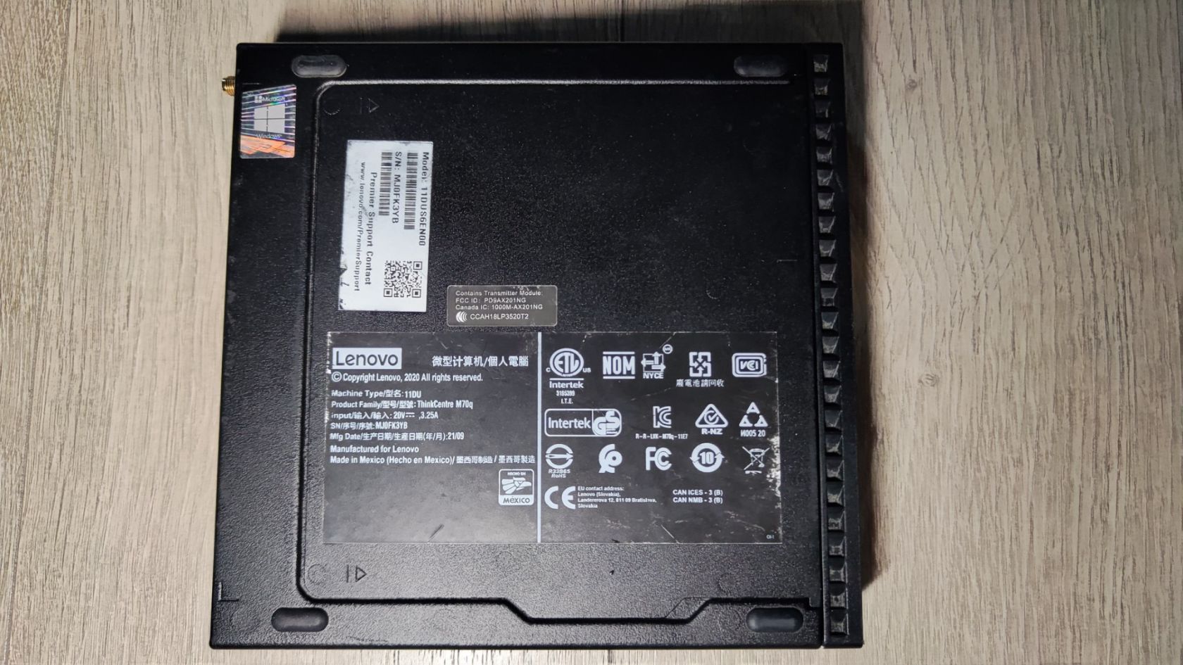 Lenovo ThinkCentre M70q i3-10100T не вмикається - фото фото фото 2