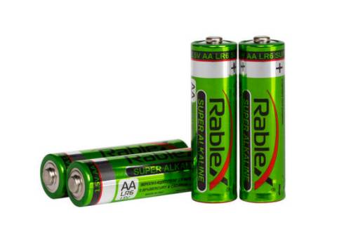 Батарейка Rablex Super alkaline LR6 AA пальчик алкалінова поштучно - фото фото фото 1