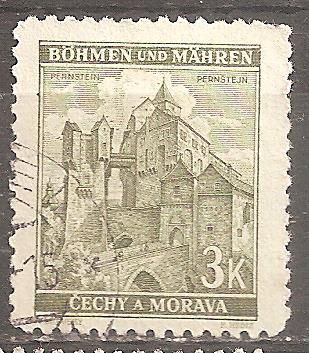 Богемия и Моравия 1941 Sc.53C гаш. - фото фото фото 0