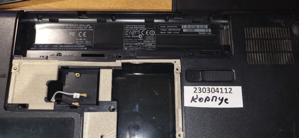 Корпус от ноутбука Compaq Presario CQ56-151SR № 230304112 - фото фото фото 6
