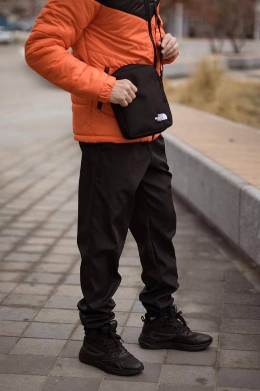 Комплект мужской: куртка Active TNF черно-памарачевая + штаны TNF черные. БАРСЕТКА TNF У ПОДАРУНОК! - фото фото фото 3