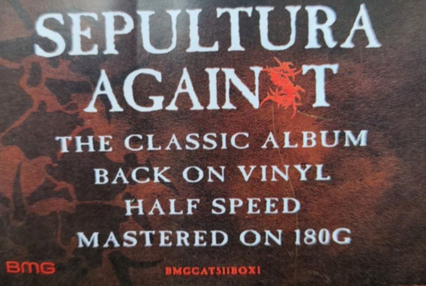 Sepultura - Againts - 1998.  (LP). 12. Vinyl. Пластинка. Europe. S/S - фото фото фото 2