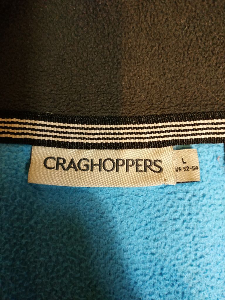 Кофта флісова блакитна CRAGHOPPERS унісекс p-p L - фото фото фото 7