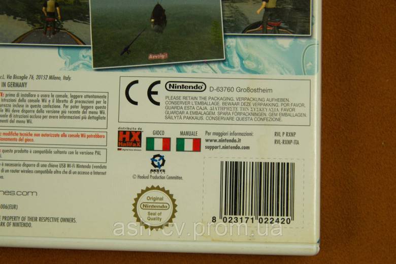 Диск, Nintendo, Wii, гра, Big Bass, FISHING, 2 - фото фото фото 3