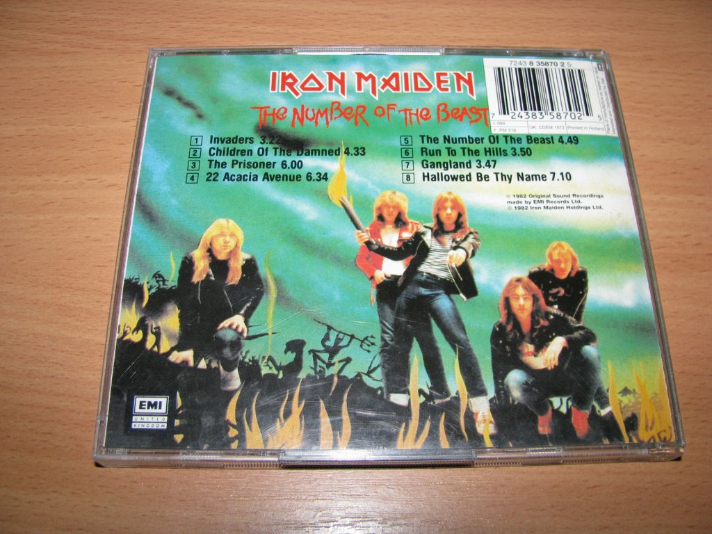 IRON MAIDEN - The Number Of The Beast       (1995 EMI 2CD SET) - фото фото фото 1
