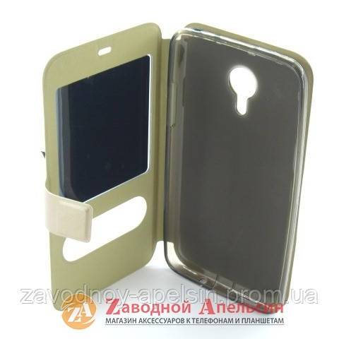 Чехол книжка SMART Meizu MX4 MX-4 gold - фото фото фото 2