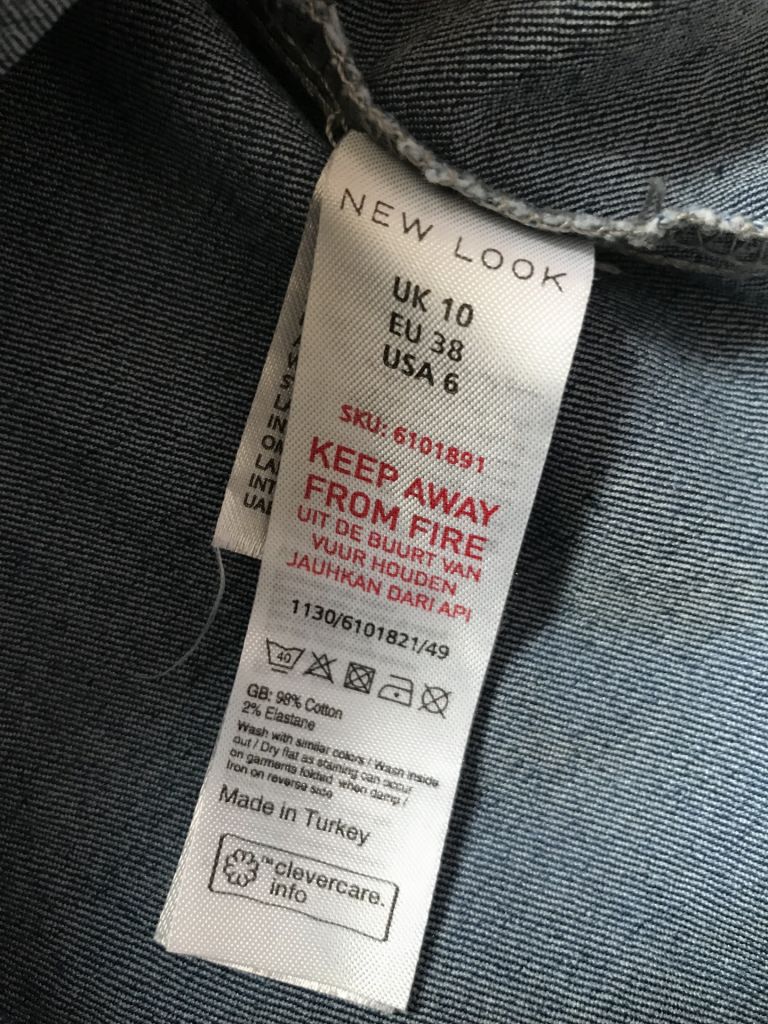 Джинсовое, приталенное платье на пуговицах, New Look denim. 38 евро - фото фото фото 11