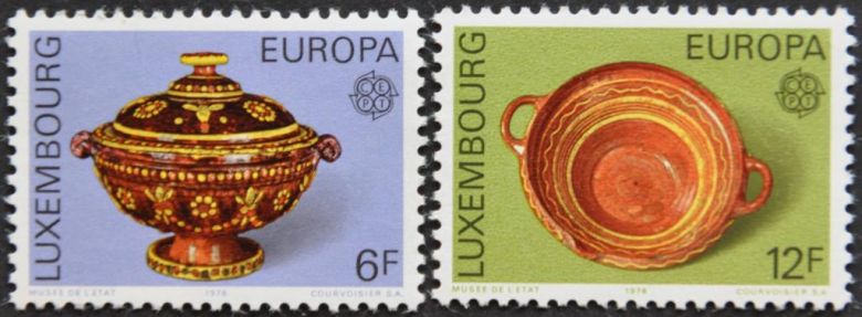 Люксембург Историческая Посуда Европа СЕПТ 1976 - фото фото фото 0