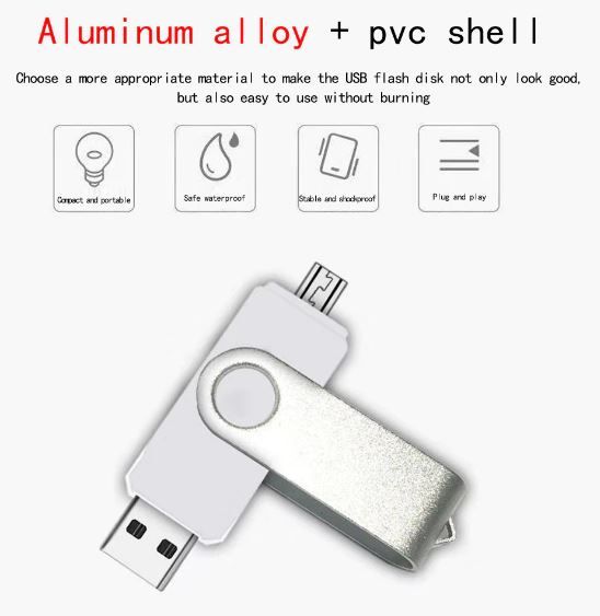 Флэш-накопитель 64 GВ, USB 2.0 Micro-USB OTG 2-IN-1, НОВАЯ - фото фото фото 5