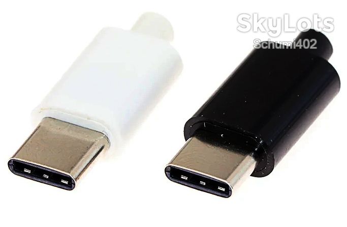 5шт Штекер ремонтний USB Type-C чорний - фото фото фото 0