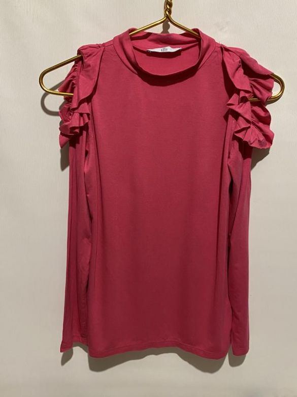 Рожевий лонгслів кофточка marks &amp;amp;amp; spencer (no95) - фото фото фото 3