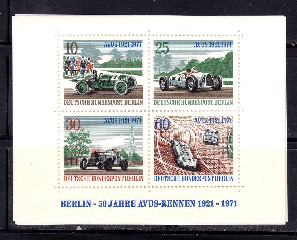 Авто  .  Германия Берлин  1971 г MNH - блок - фото фото фото 0
