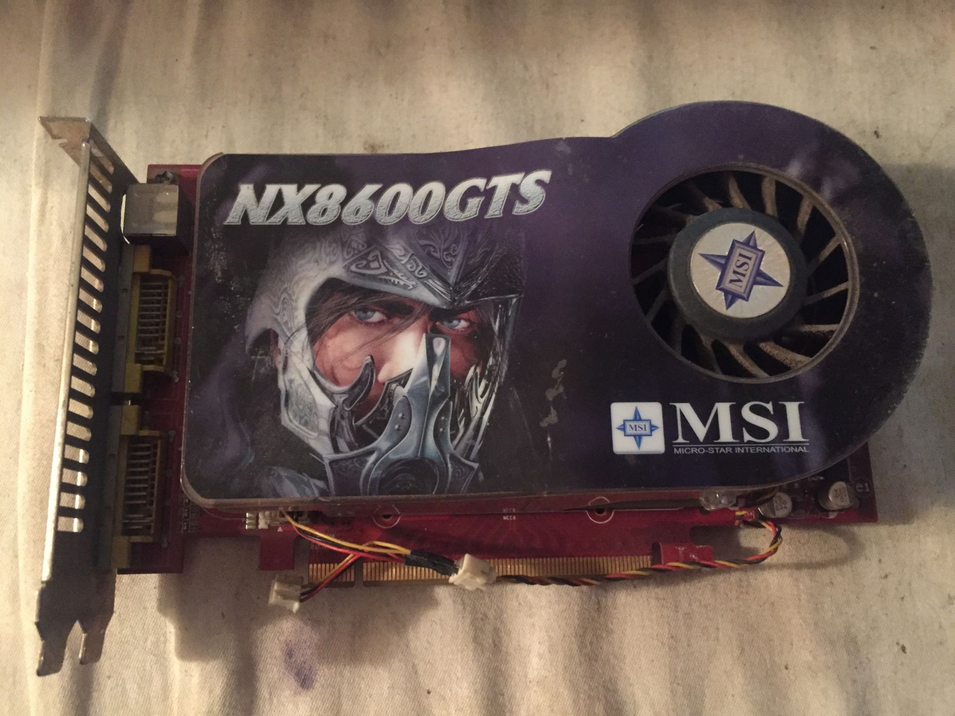 Видеокарта Msi nx8600gts. Б/у. Нерабочая! - фото фото фото 0