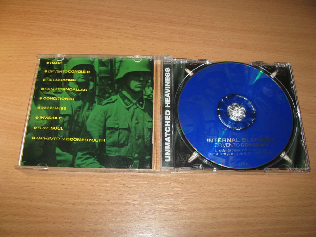 INTERNAL BLEEDING - Driven To Conquer  (1999 Pavement 1st press,USA) - фото фото фото 1