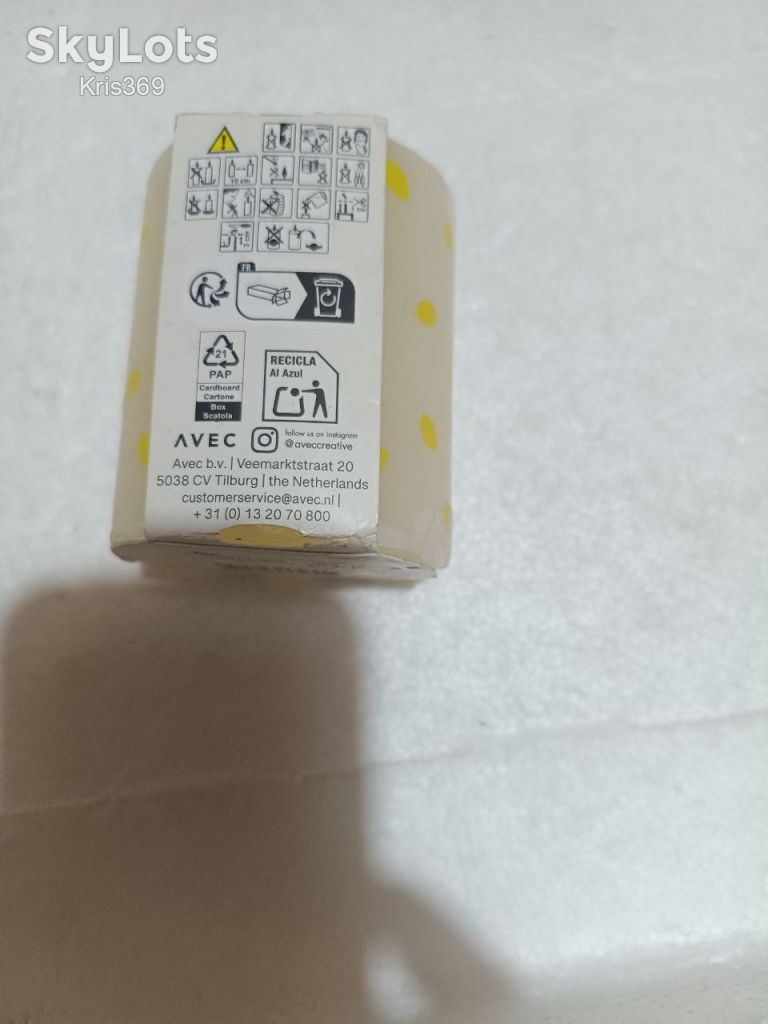 Інтер’єрна свічка AVEC «Lemon» з принтом  (8х6,8 см) - фото фото фото 2