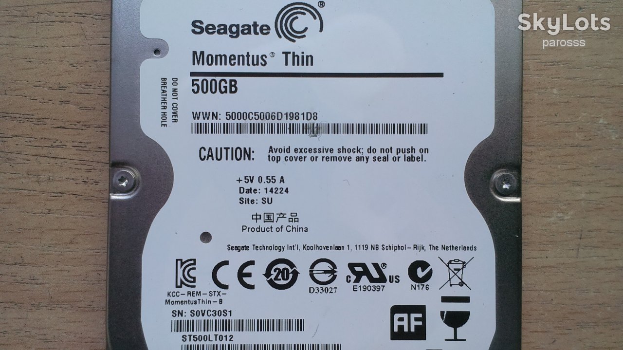 Жорсткий диск Seagate 500 Gb  SATA - фото фото фото 1