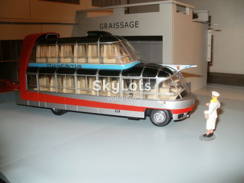 1/43 Автобус CITROEN CURRUS Cityrama-Bus 1955. Altaya. - фото фото фото 6