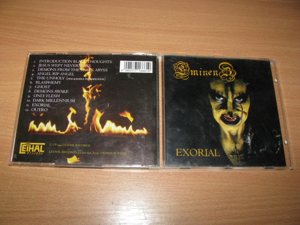 EMINENZ - Exorial  (1994 Lethal 1st press,Austria) - фото фото фото 0