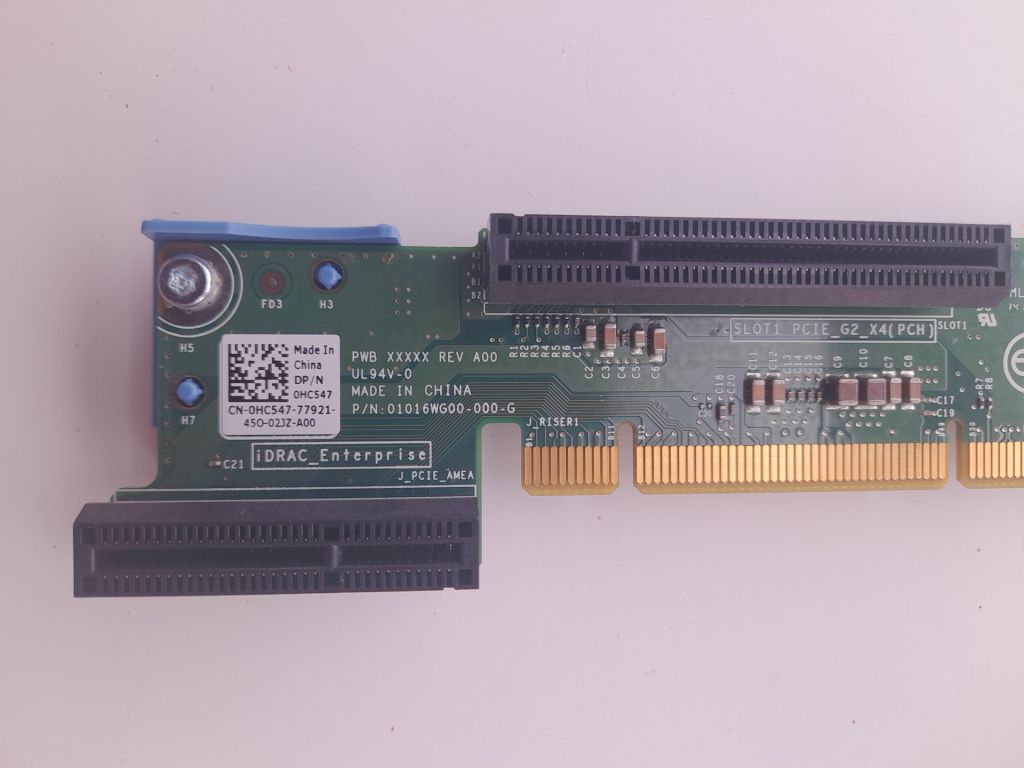 Райзер Dell R420 PCIe x4_G2 iDrac Ent 1P Riser Card  (HC547) - фото фото фото 0