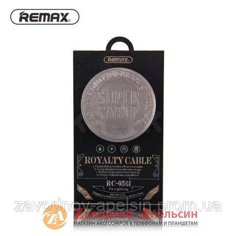 USB кабель lightning Royalty Cable Remax RC-056i - фото фото фото 0