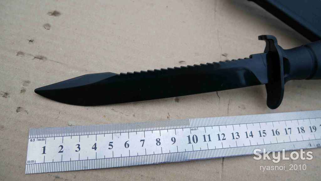 Фікс Zlang Zl-Tk-02-Bk, ABS, Training Model Knife, Tactical, EDC, Fixed - фото фото фото 1