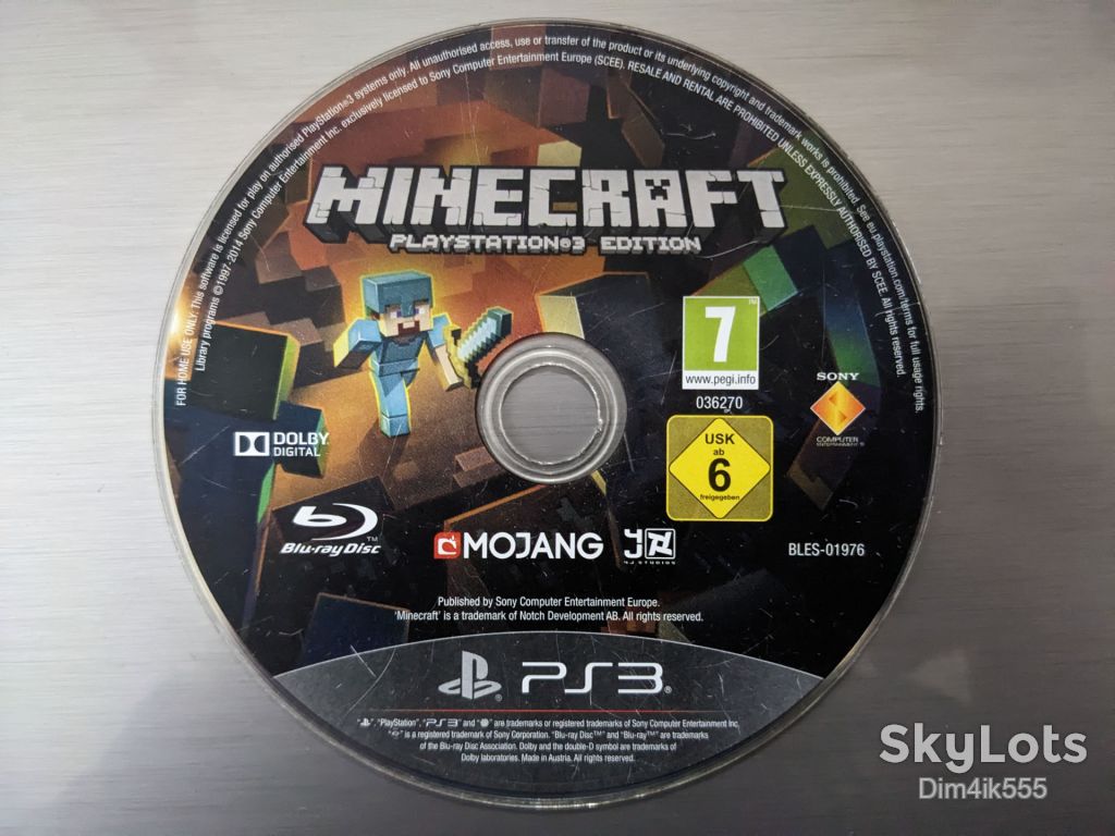 Диск Minecraft PlayStation 3 Edition для Sony PlayStation 3 - фото фото фото 0