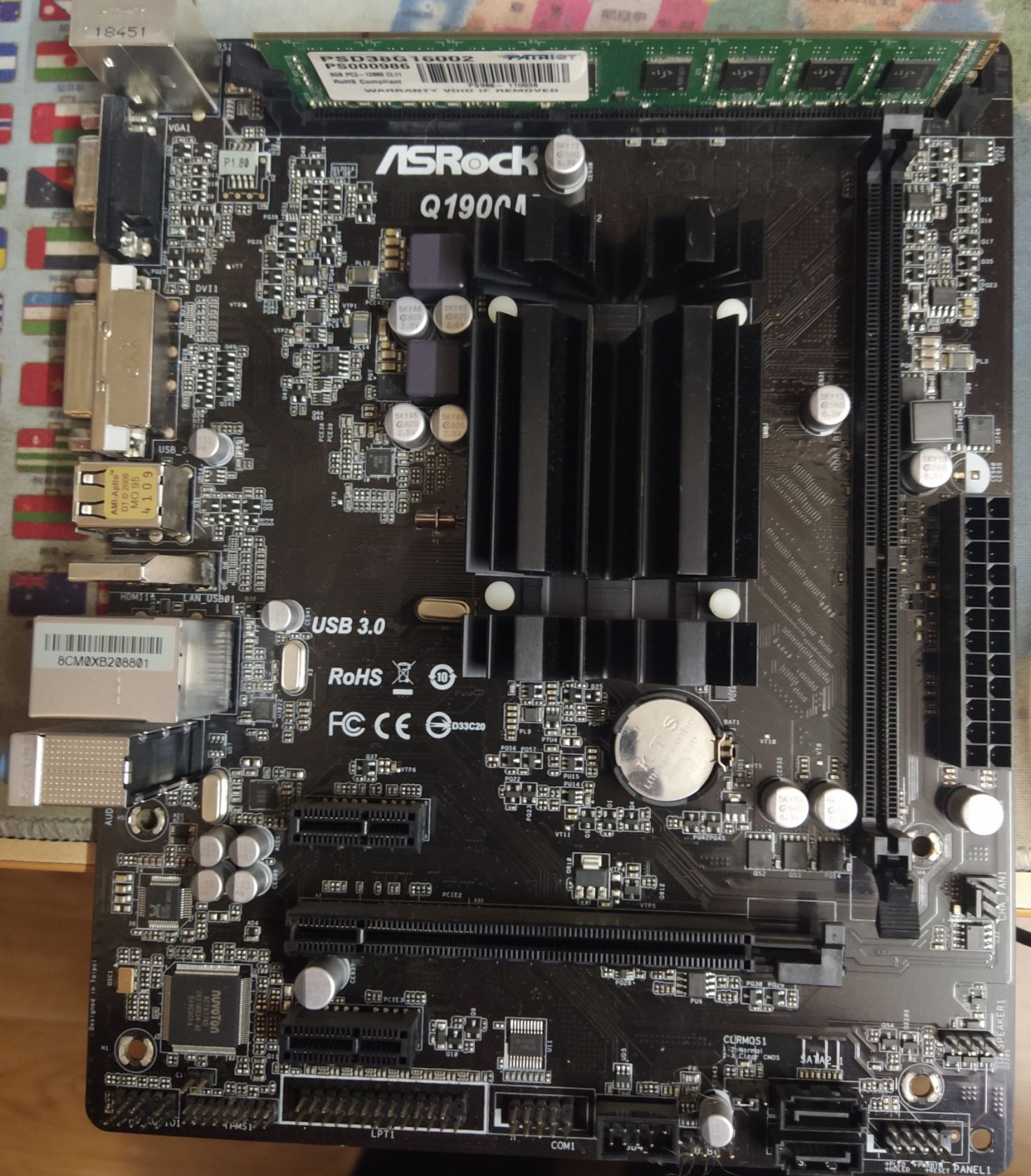 ASRock Q1900M + 8g озу - фото фото фото 0